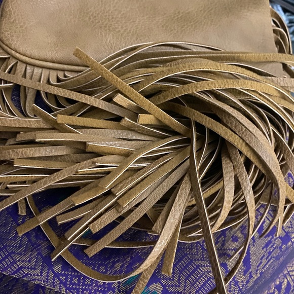 Long, Fringed, Boho Wristlet - Picture 2 of 6